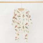 Cool Club, Pijama tip salopeta pentru fete, bumbac organic, mix de culori, imprimeu animalute, set 2 buc.