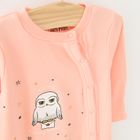 Cool Club, Pijama tip salopeta pentru fete, bumbac organic, mix de culori, imprimeu Harry Potter, set 3 buc.