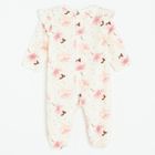 Cool Club, Pijama tip salopeta pentru fete, ecru