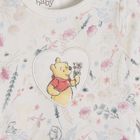 Cool Club, Pijama tip salopeta pentru fete, roz, imprimeu Winnie the Pooh