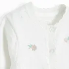 Cool Club, Pulover pentru fete, cu nasturi, ecru