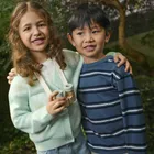 Cool Club, Pulover pentru fete, cu nasturi, menta verde