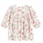 Cool Club, Rochie cu maneca lunga pentru fete, bej