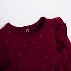 Cool Club, Rochie cu maneca lunga pentru fete, claret