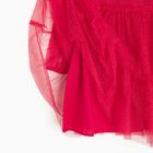Cool Club, Rochie cu maneca lunga pentru fete, rosu
