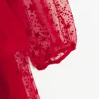 Cool Club, Rochie cu maneca lunga pentru fete, rosu