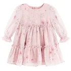 Cool Club, Rochie cu maneca lunga pentru fete, roz