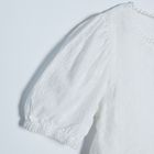 Cool Club, Rochie cu maneca scurta pentru fete, alb