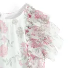 Cool Club, Rochie cu maneca scurta pentru fete, alb