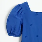 Cool Club, Rochie cu maneca scurta pentru fete, albastru