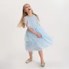 Cool Club, Rochie cu maneca scurta pentru fete, albastru