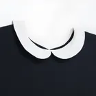 Cool Club, Rochie cu maneca scurta pentru fete, bleumarin, cu guler