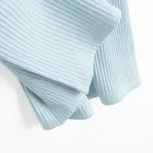 Cool Club, Rochie cu maneca scurta pentru fete, din tricot striat, albastru