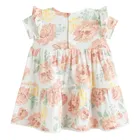 Cool Club, Rochie cu maneca scurta pentru fete, ecru
