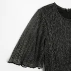 Cool Club, Rochie cu maneca scurta pentru fete, negru