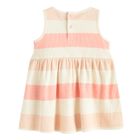 Cool Club, Rochie fara maneci pentru fete, din tricot striat, roz