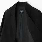 Cool Club, Sacou pentru fete, crop top, negru