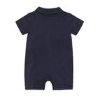 Cool Club, Salopeta Rompers pentru baieti, bleumarin, imprimeu maimuta, girafa