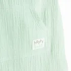 Cool Club, Salopeta rompers pentru baieti, muselina, verde