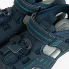 Cool Club, Sandale pentru baieti, albastru, brant din piele