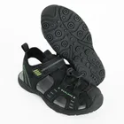 Cool Club, Sandale pentru baieti, brant din piele, negru