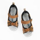 Cool Club, Sandale pentru baieti, maro, imprimeu Hot Wheels