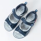 Cool Club, Sandale pentru baieti, parfumati, bleumarin, brant din piele, imprimeu Paw Patrol