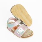 Cool Club, Sandale pentru fete, brant din piele, mix