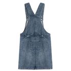 Cool Club, Sarafan de blugi pentru fete, denim, imprimeu inima