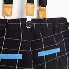 Cool Club, Set pentru baieti, Body-camasa cu maneca lunga, Vesta, Papion pentru baieti, Pantaloni, Bretele, alb-bleumarin