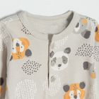 Cool Club, Set pentru baieti, Body cu maneca lunga, Salopeta, bumbac organic, mix