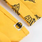 Cool Club, Set pentru baieti, Caciula, Fular circular, galben, imprimeu Batman