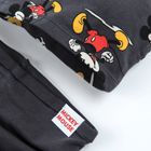 Cool Club, Set pentru baieti, Caciula, Fular circular, granit, imprimeu Mickey Mouse