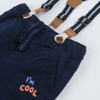 Cool Club, Set pentru baieti, Pantaloni din material textil, Bretele, bleumarin
