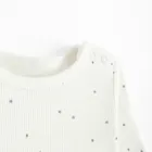 Cool Club, Set pentru baieti, Salopeta cu botosei velur, Body cu maneca lunga, din tricot striat, mix