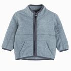 Cool Club, Set pentru baieti, vesta cu gluga, bluza polar cu fermoar, gri-maro