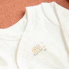 Cool Club, Set pentru bebelusi, Body cu maneca lunga, Pantaloni cu botosei, Caciula, din tricot striat, mix