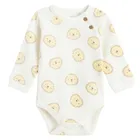 Cool Club, Set pentru bebelusi, Body cu maneca lunga, Pantaloni, din tricot striat, alb