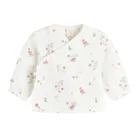 Cool Club, Set pentru fete, Bluza cu capse, Pantaloni fara botosei, muselina, alb