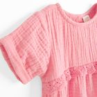 Cool Club, Set pentru fete, Bluza cu maneca scurta, Pantaloni scurti, muselina, roz