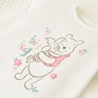 Cool Club, Set pentru fete, Body cu maneca lunga, Pantaloni cu botosei, Caciula, roz-alb, imprimeu Winnie the Pooh