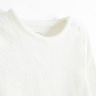 Cool Club, Set pentru fete, Body cu maneca lunga, Salopeta cu botosei, alb