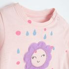 Cool Club, Set pentru fete, Hanorac subtire cu fermoar, Bluza cu maneca lunga, Colanti, mix