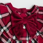 Cool Club, Set pentru fete, Rochie cu maneca lunga pentru fete, Colanti, rosu-ecru