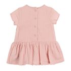 Cool Club, Set pentru fete, rochie cu maneca scurta, colanti, roz-grafit