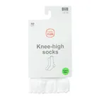 Cool Club, Sosete peste genunchi pentru fete, alb, 40 DEN, microfibra