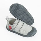 Cool Club, Tenisi pentru baieti, gri, talpa Barefoot, imprimeu Spider-Man