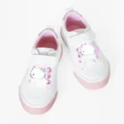 Cool Club, Tenisi pentru fete, alb, cu leduri, imprimeu Hello Kitty