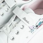 Cool Club, Tenisi pentru fete, alb, imprimeu Lilo si Stitch