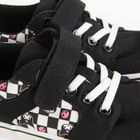 Cool Club, Tenisi pentru fete, negru, imprimeu Kuromi